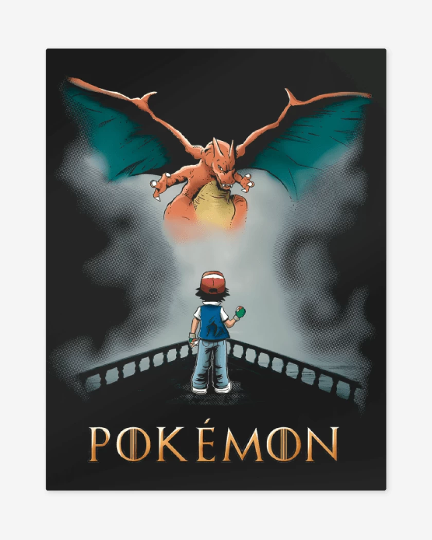 Print metalico Pokethrone