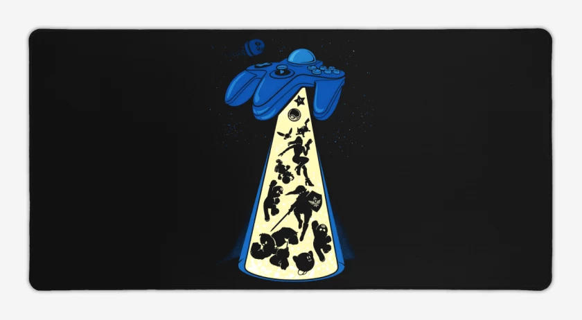 Mouse pad Gamer Negro de Área 64