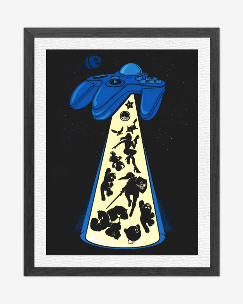 Cuadro decorativo Negro de Área 64