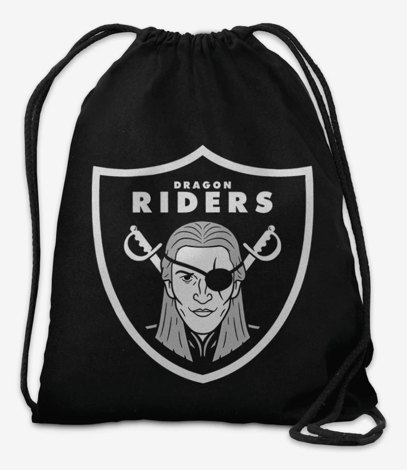 Mochila Negro de Dragon Riders