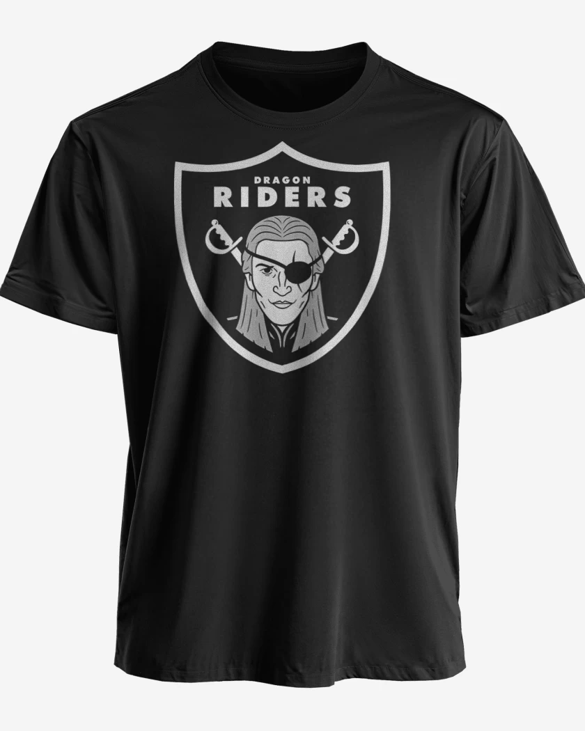 Polera premium Negro de Dragon Riders