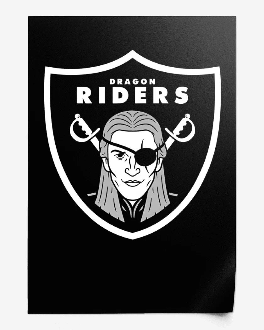 Print Dragon Riders