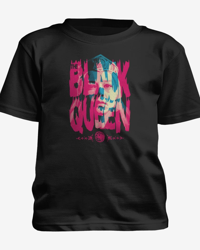 Polera de niño Negro de The Black Queen