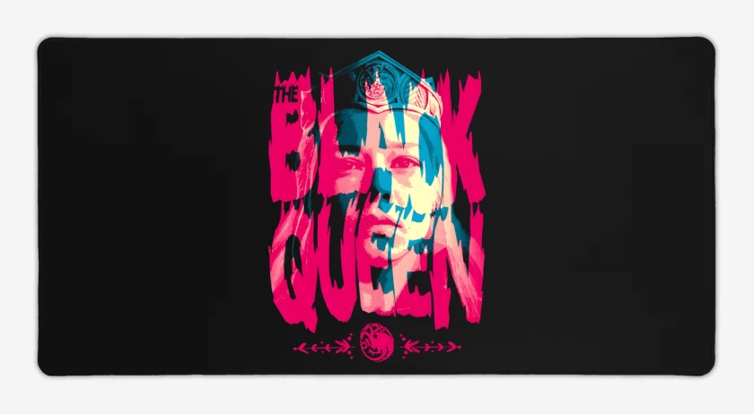 Mouse pad Gamer Negro de The Black Queen