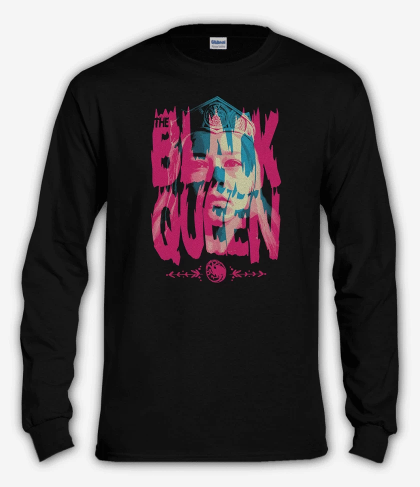 Polera manga larga The Black Queen