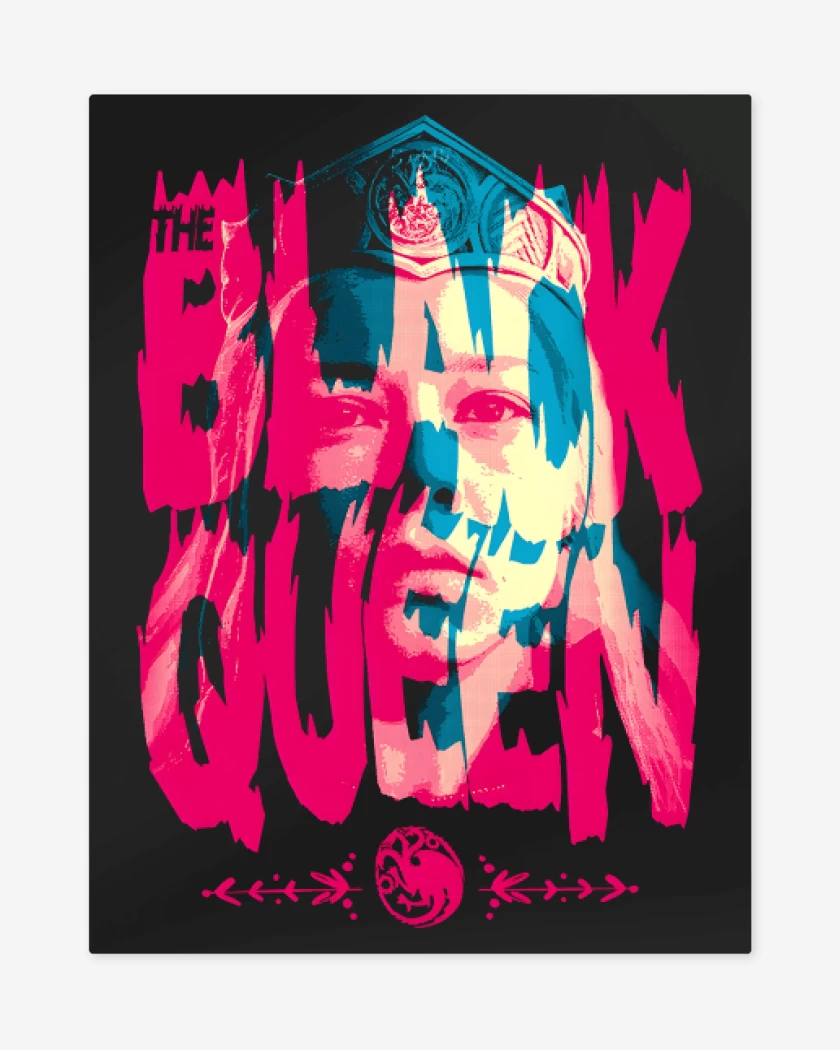 Print metalico Negro de The Black Queen