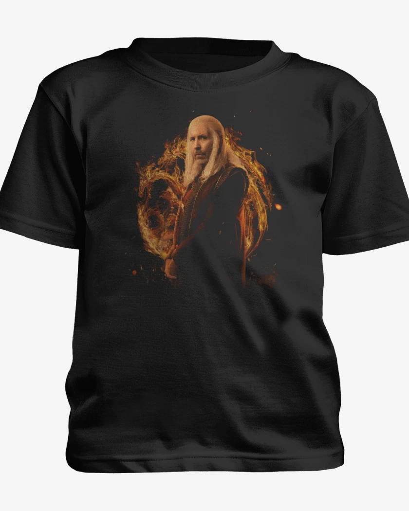 Polera de niño Negro de Viserys Targaryen 