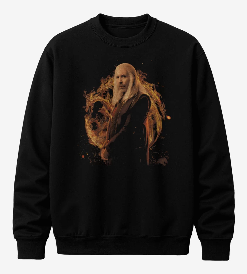 Poleron polo Negro de Viserys Targaryen 