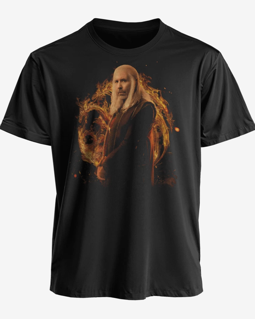 Polera premium Negro de Viserys Targaryen 