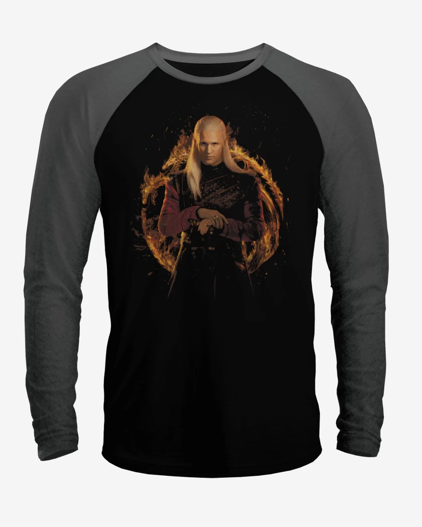 Polera Raglan Daemon Targaryen