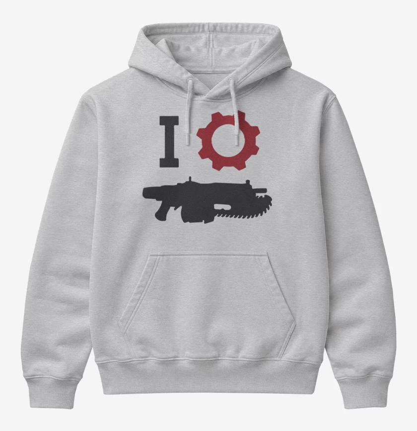 Poleron Canguro básico Gris Melange de Gears