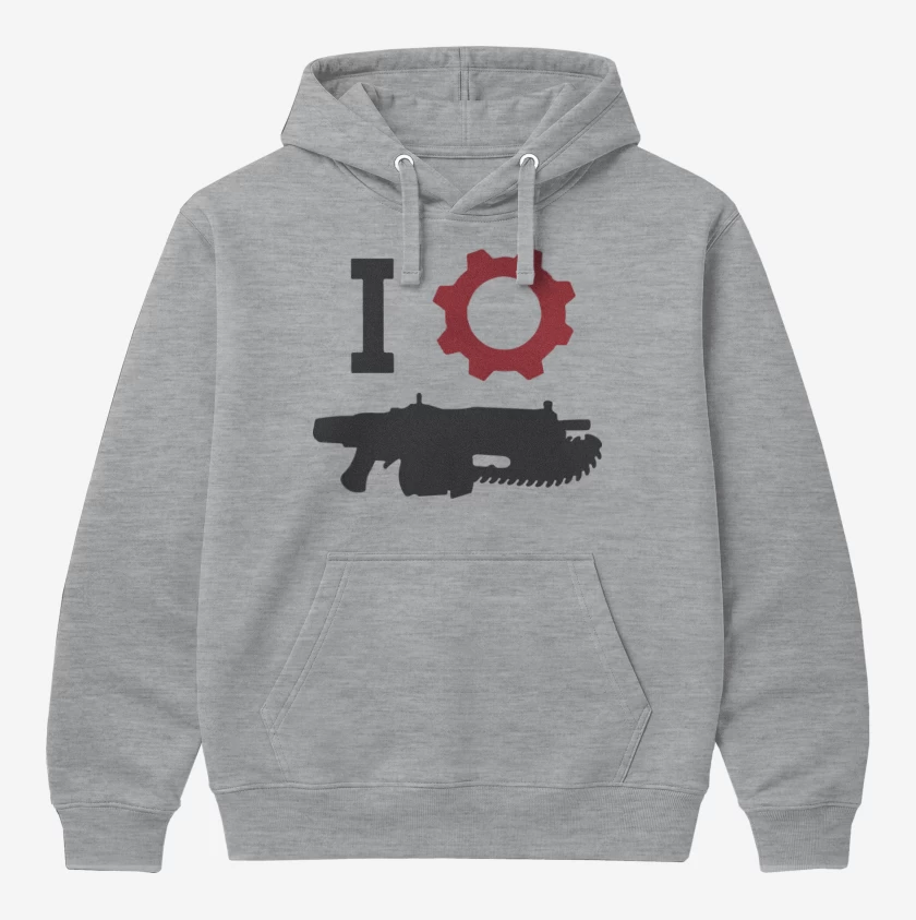 Polerón Canguro Gris Melange de Gears