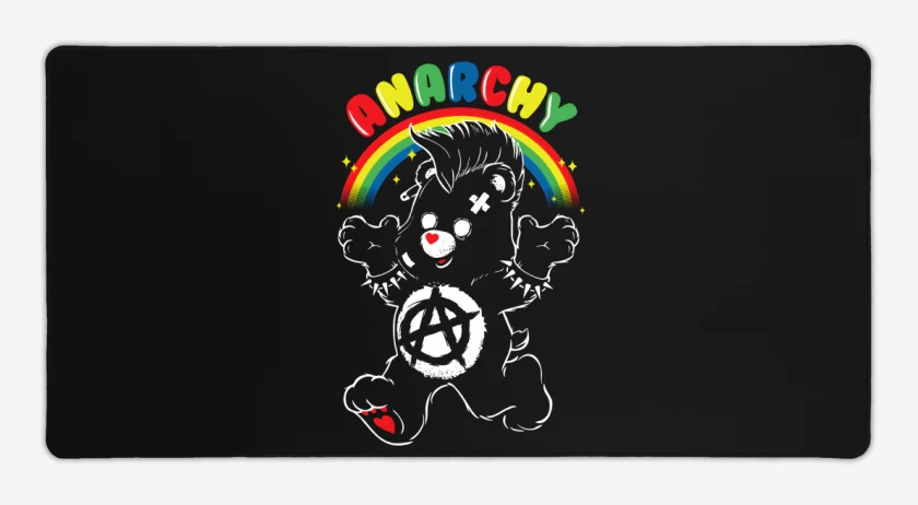 Mouse pad Gamer Negro de Anarcute