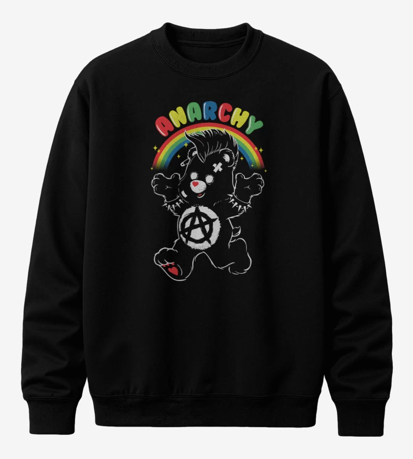 Poleron polo Negro de Anarcute