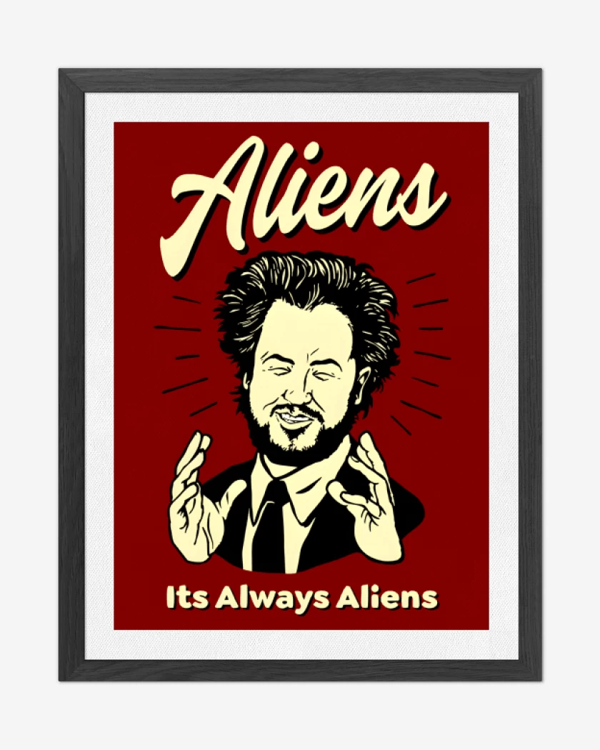 Cuadro decorativo Rojo de Aliens 2
