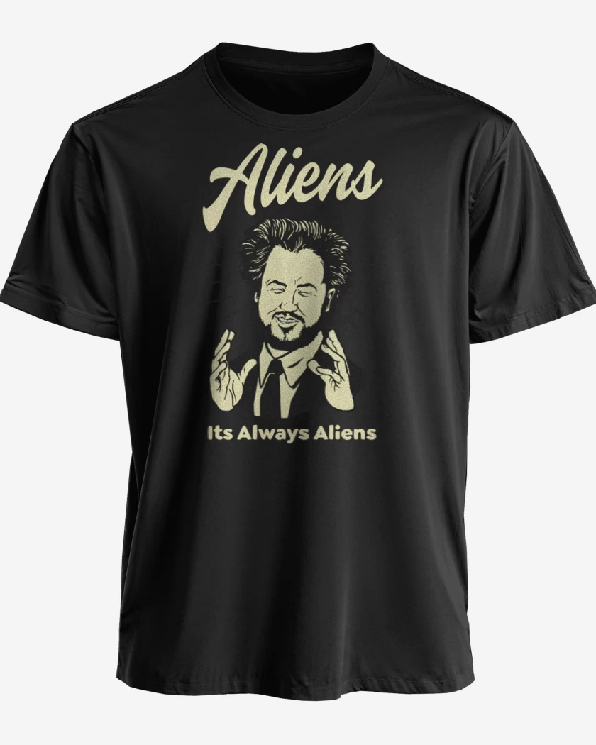 Polera premium Negro de Aliens 2