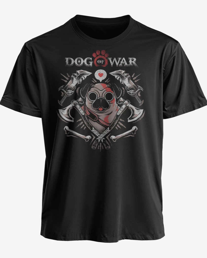 Polera premium Negro de Dog of War