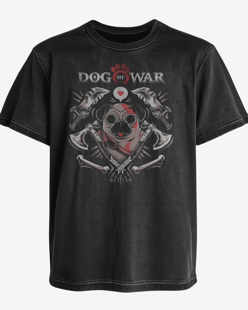 Polera desgastada Dog of War