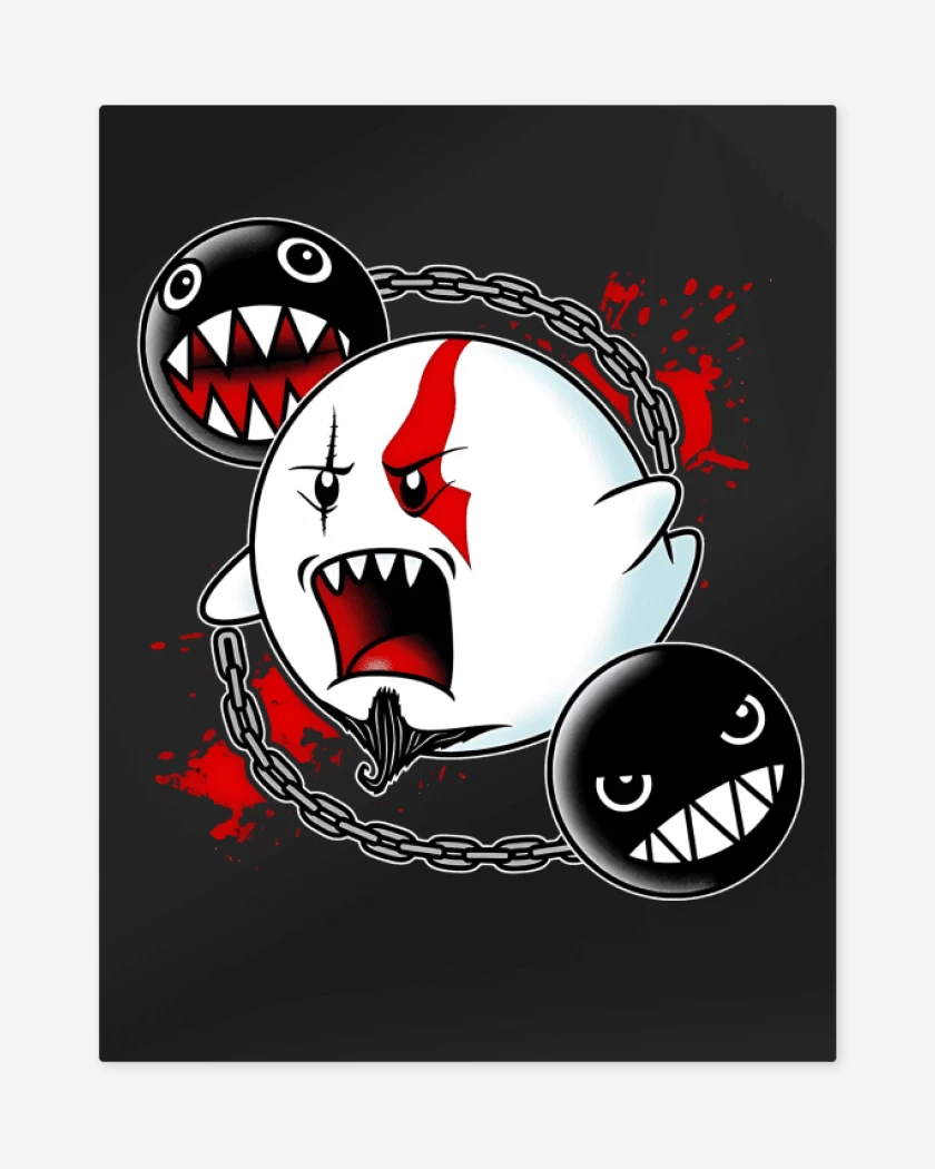 Print metalico Fantasma de Esparta