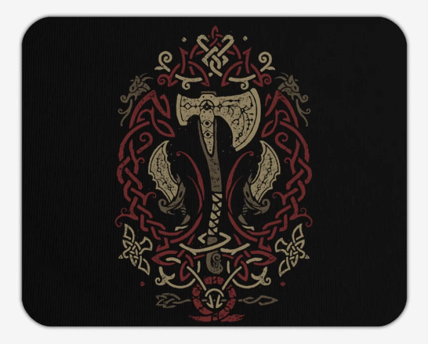 Mousepad Negro de Leviatan del Caos