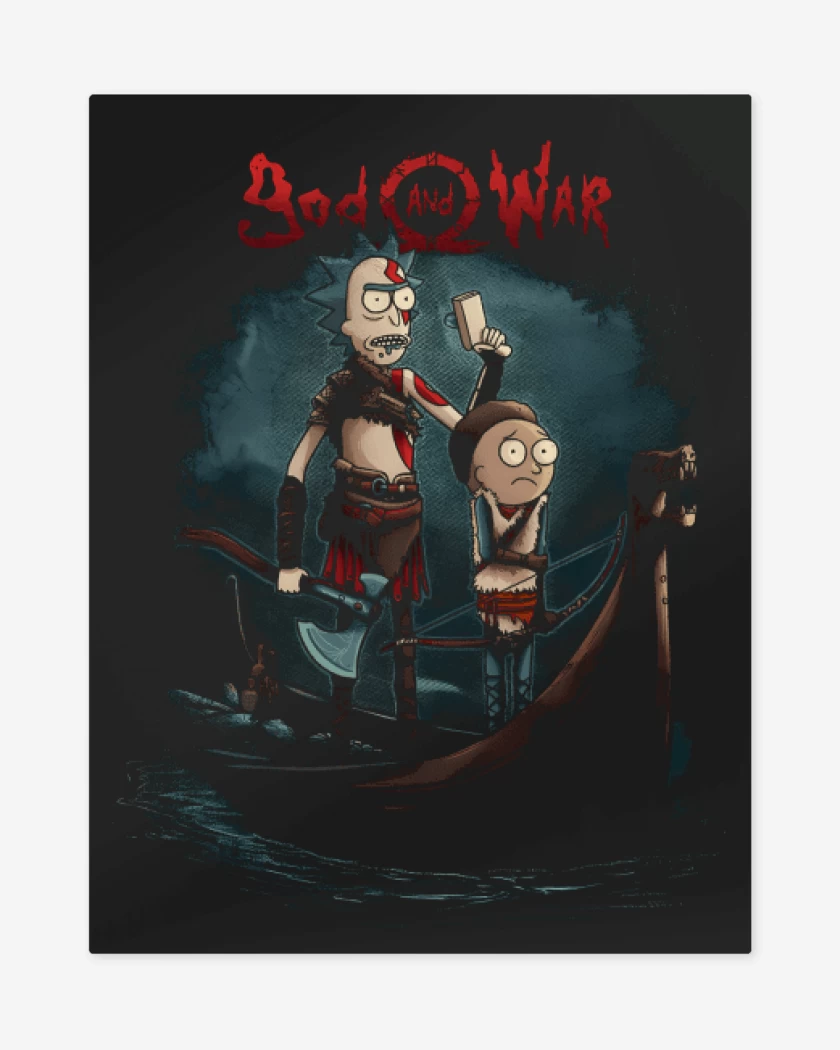 Print metalico God and War