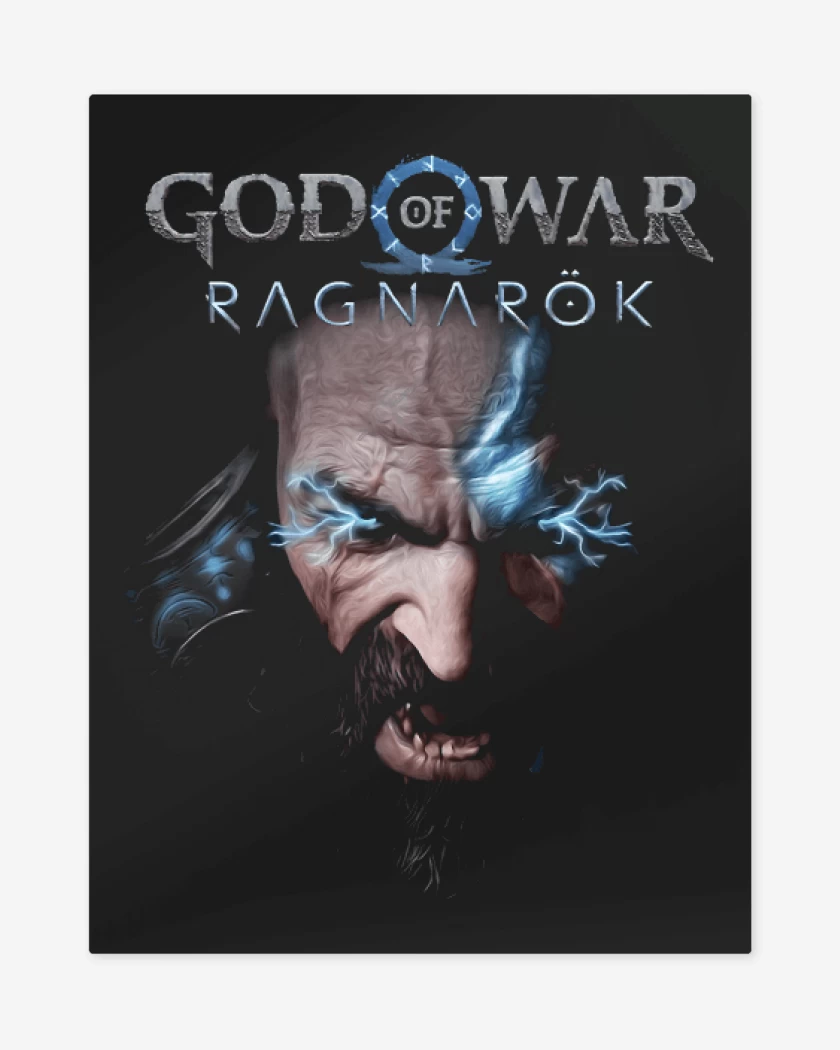 Print metalico Kratos Ragnarok