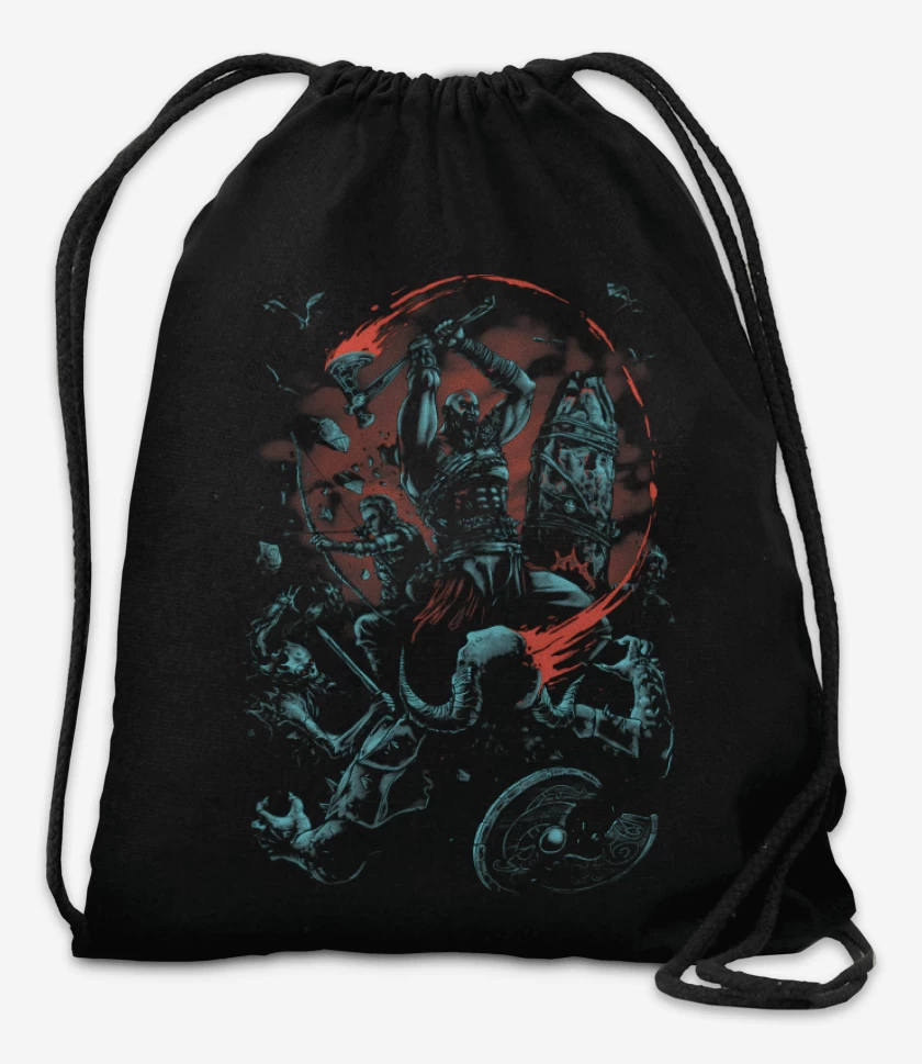 Mochila Negro de God of War 2018