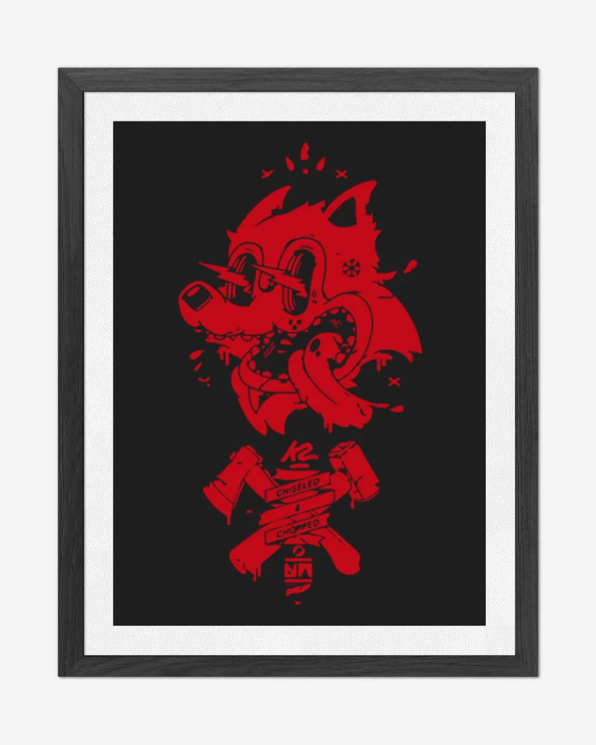 Cuadro decorativo Negro de Red cat
