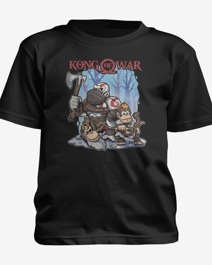 Polera de niño Negro de Kong of War 