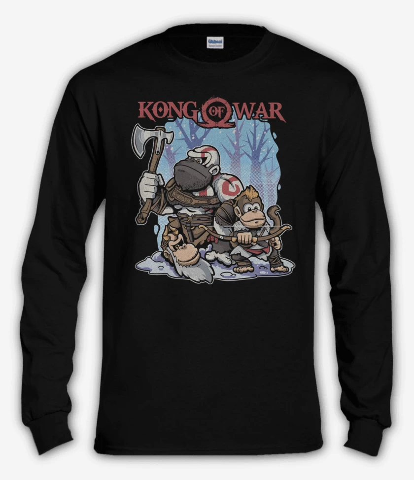 Polera manga larga Kong of War 