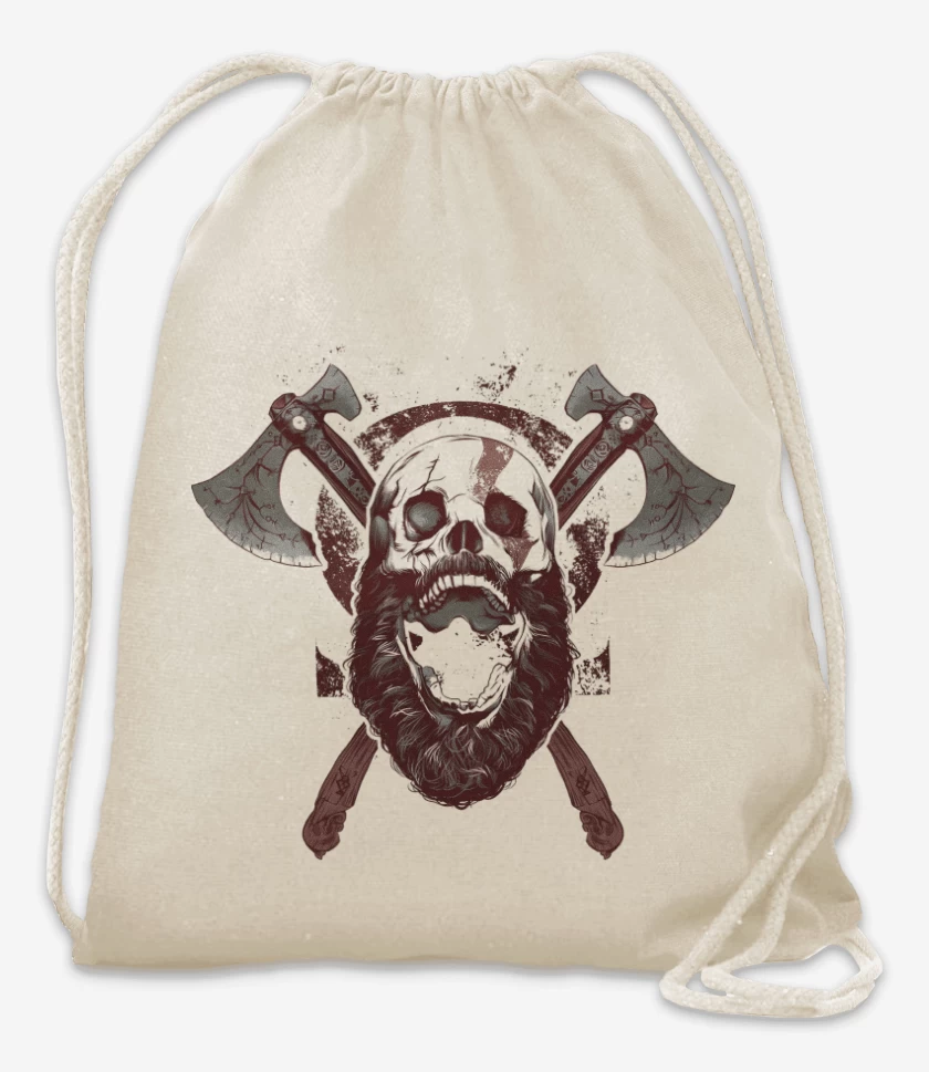 Mochila Blanco de Kratos Vikingo 2