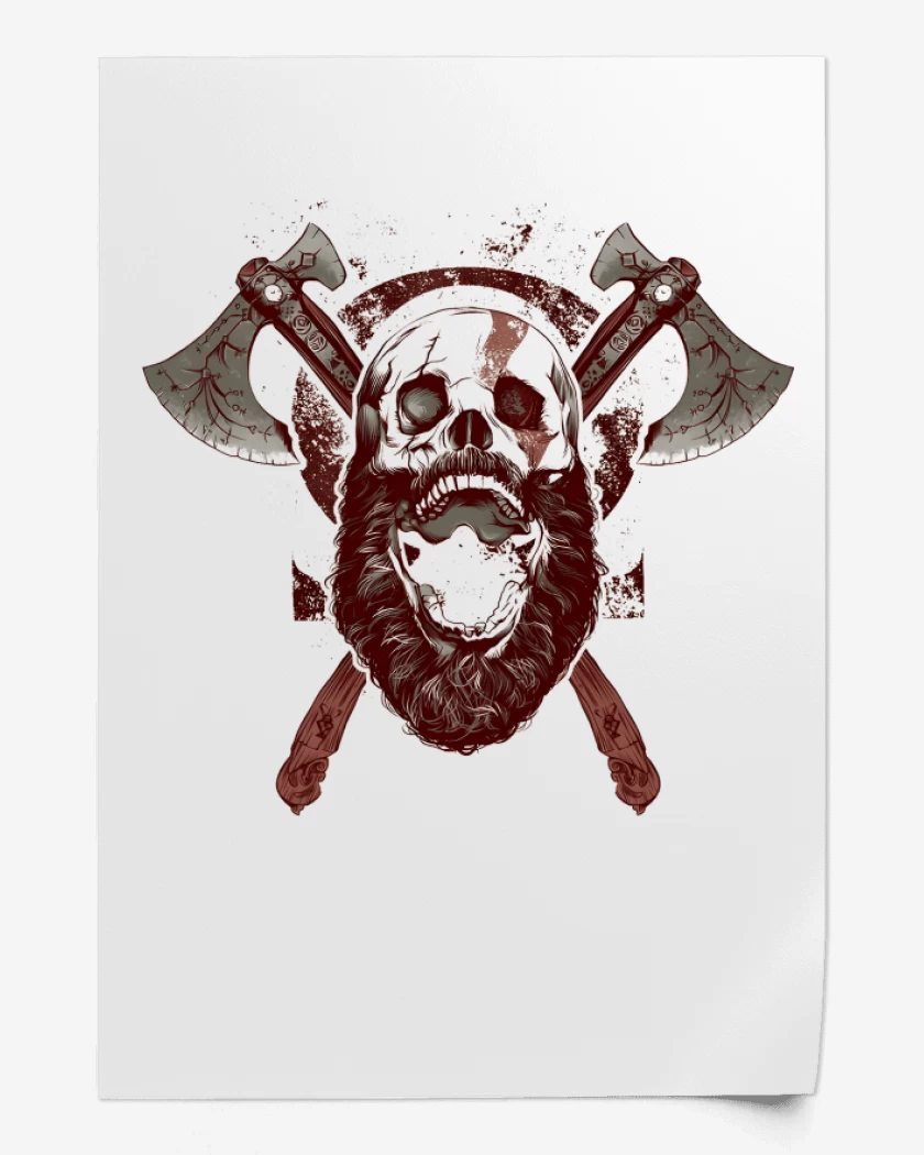 Print Kratos Vikingo 2