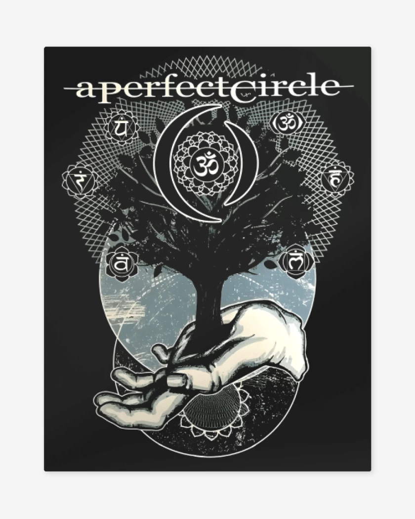 Print metalico A perfect circle 2