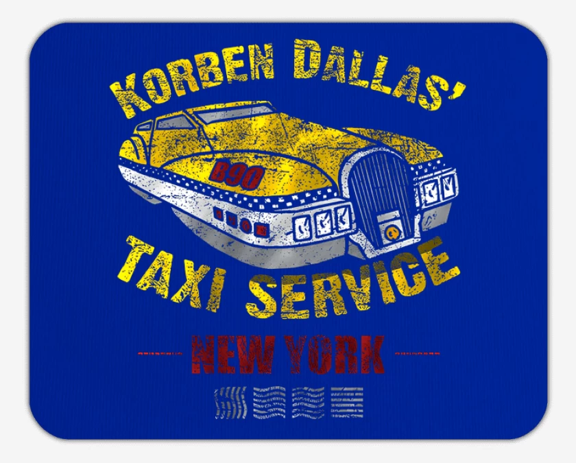 Mousepad Korben Dallas taxi service