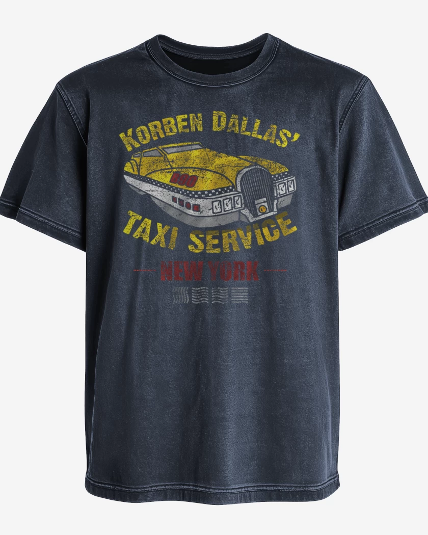 Polera desgastada Korben Dallas taxi service