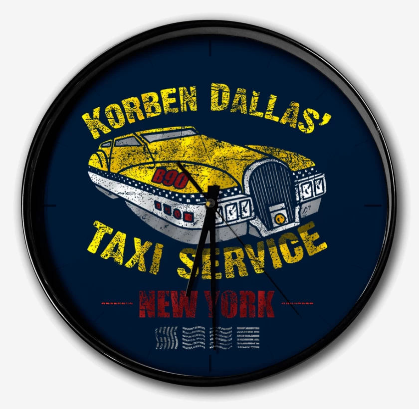 Reloj Azul Marino de Korben Dallas taxi service