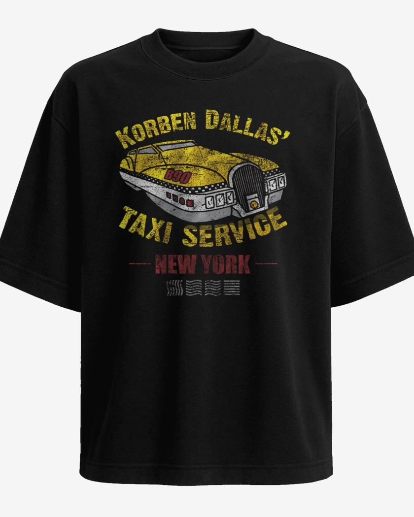 Polera Oversize Negro de Korben Dallas taxi service