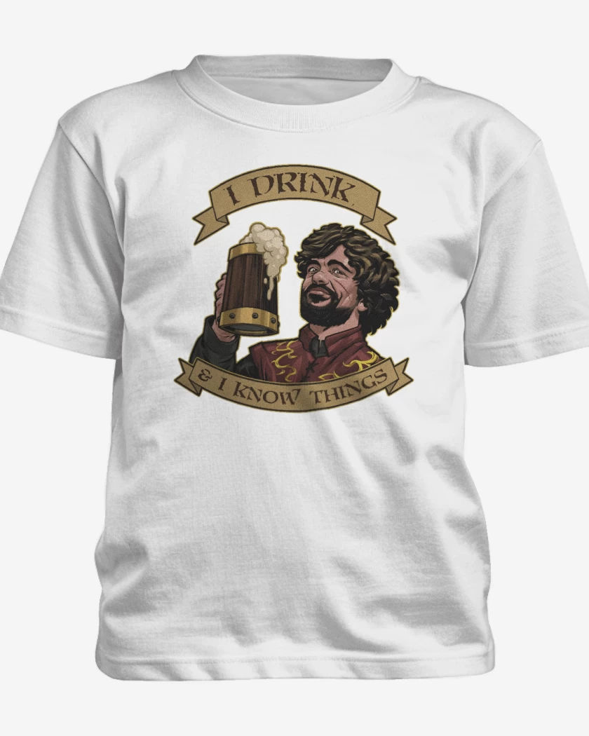 Polera de niño Blanco de I drink