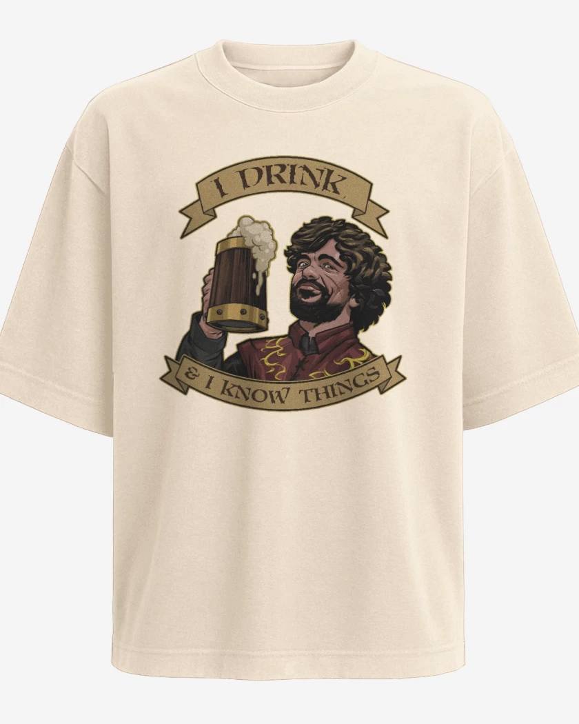 Polera Oversize Beige de I drink