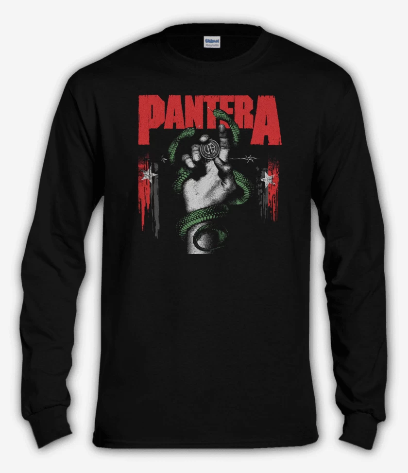 Polera manga larga Negro de Pantera 2022