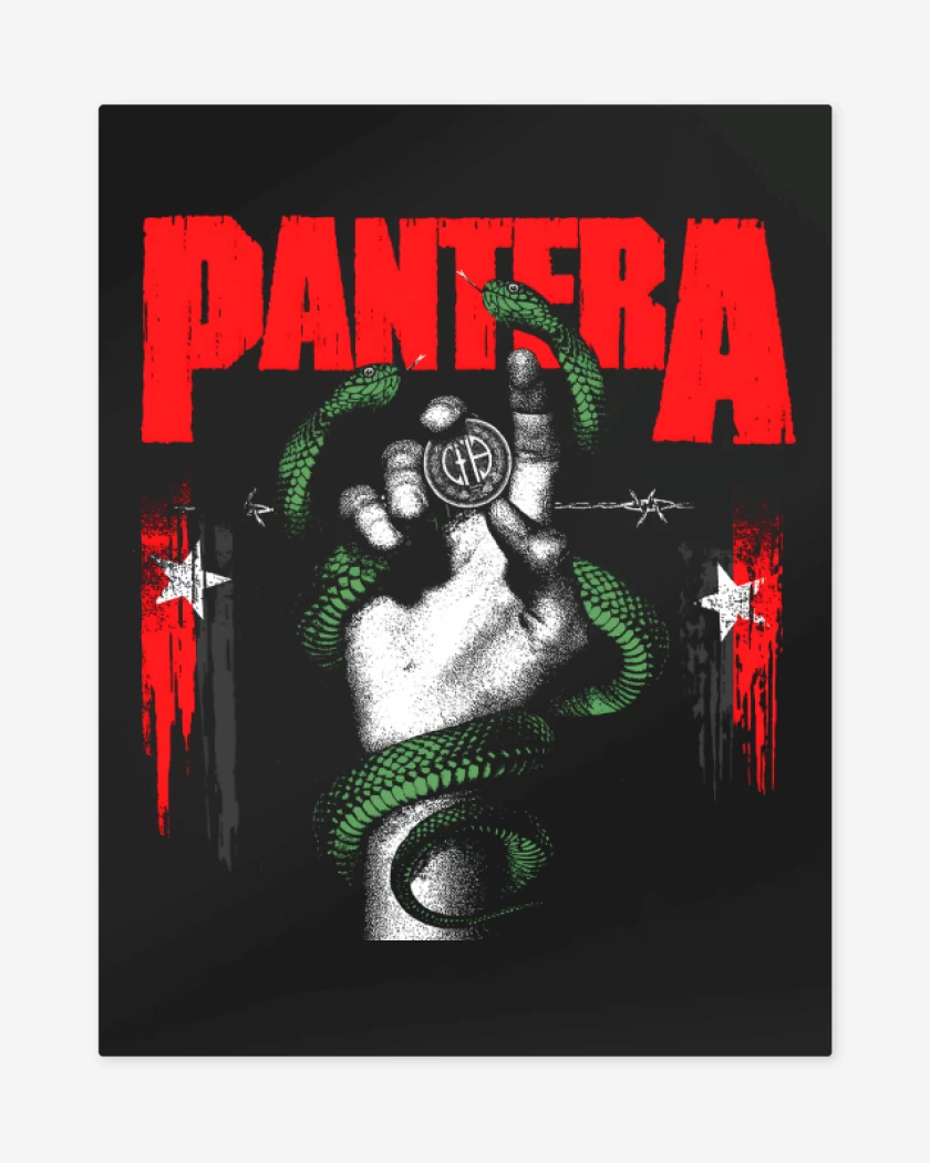 Print metalico Negro de Pantera 2022