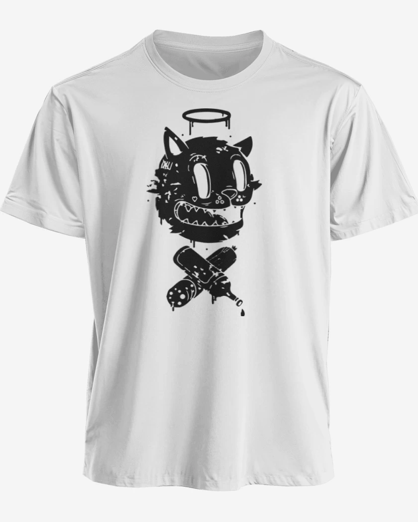 Polera Black cat vinyl X