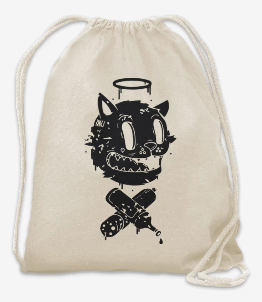 Mochila Blanco de Black cat vinyl X