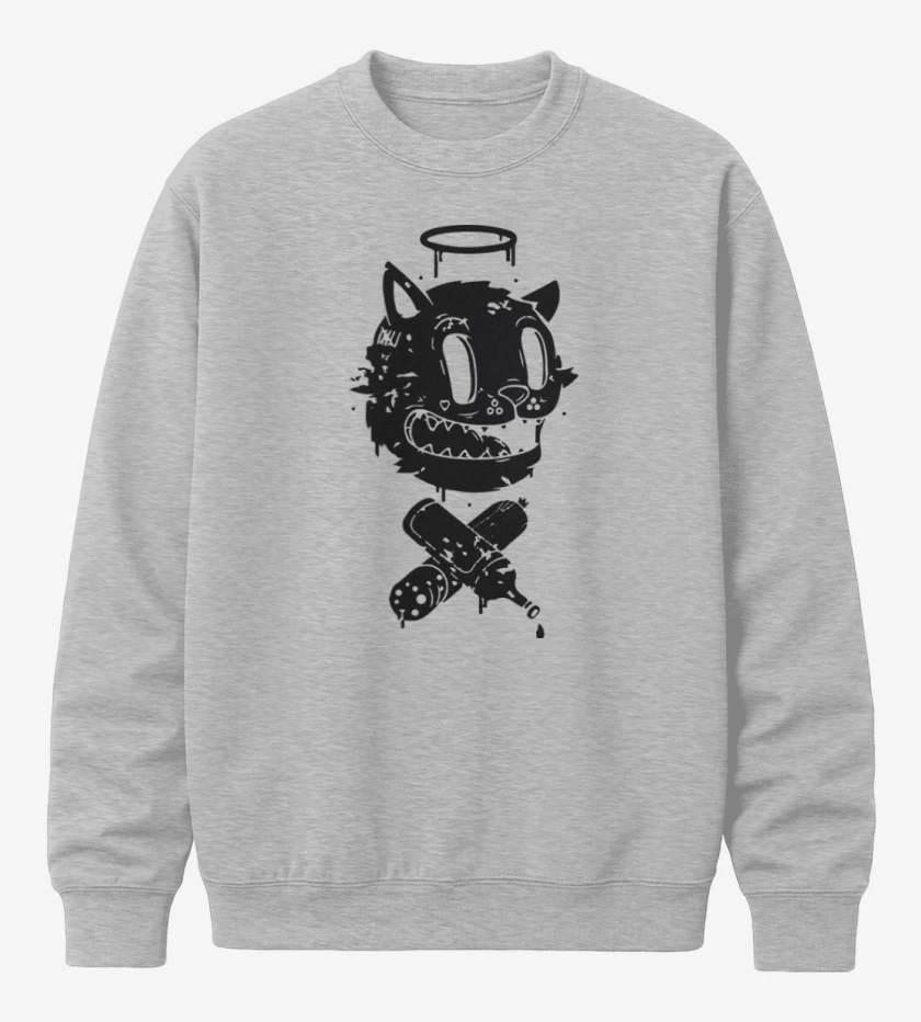 Poleron polo Black cat vinyl X