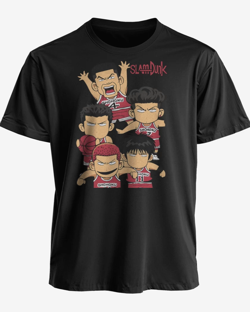 Polera premium Negro de Shohoku Slam Dunk