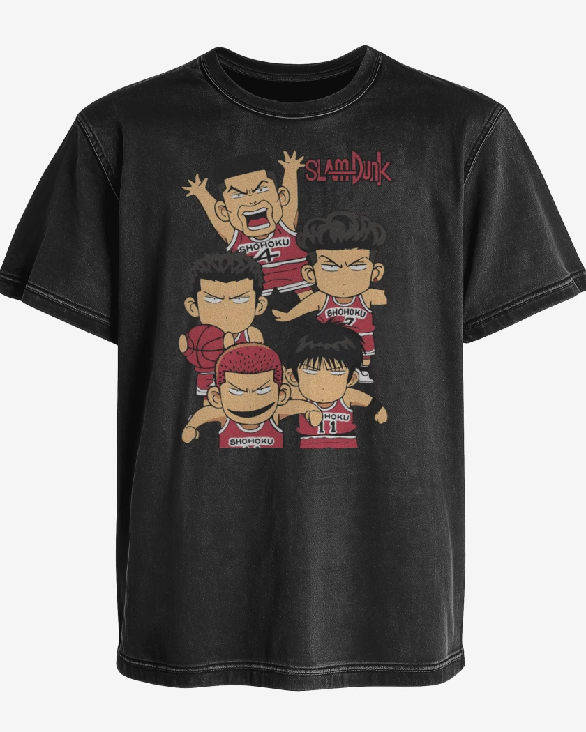 Polera desgastada Shohoku Slam Dunk