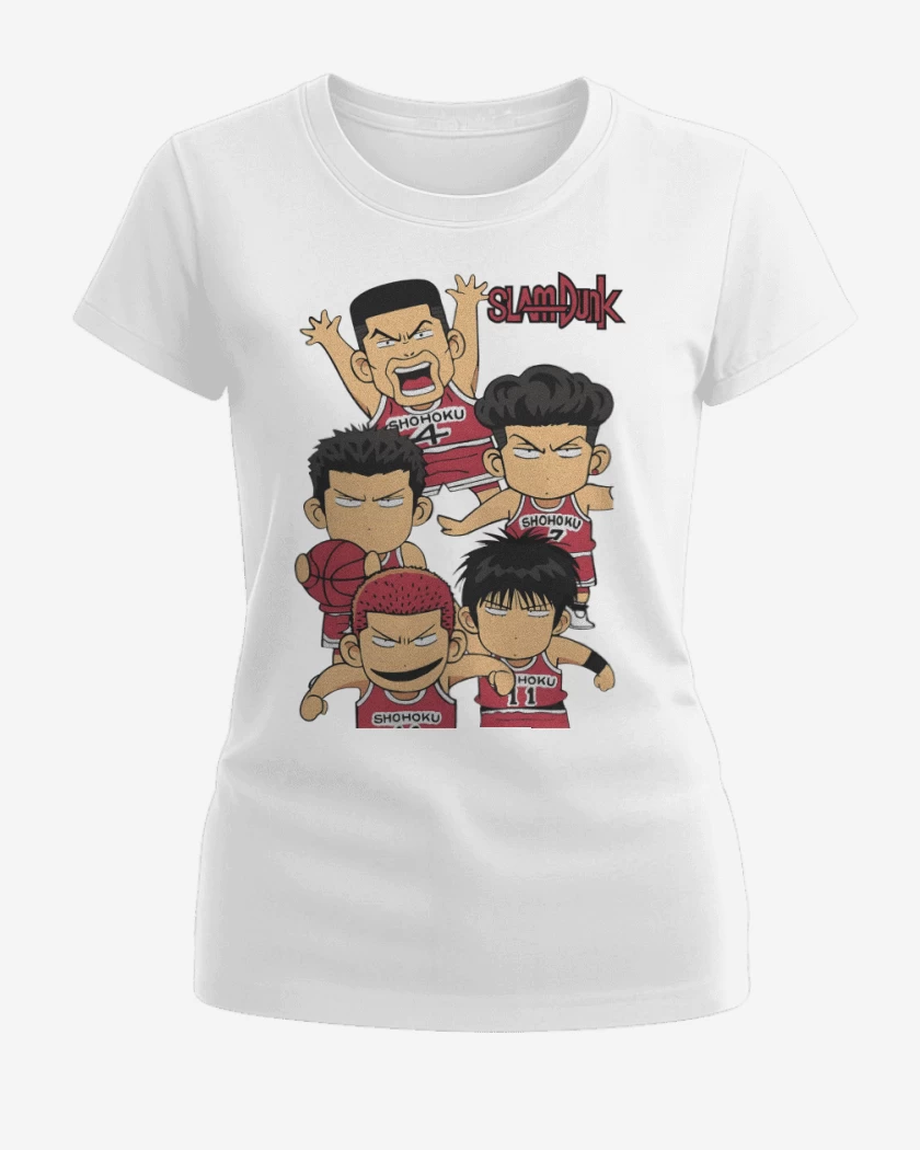 Polera de Mujer Shohoku Slam Dunk