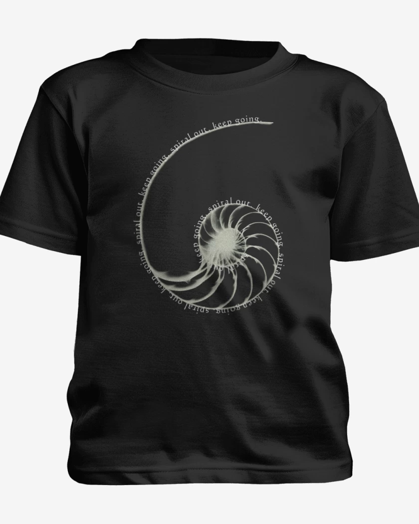Polera de niño Negro de Spiral Out