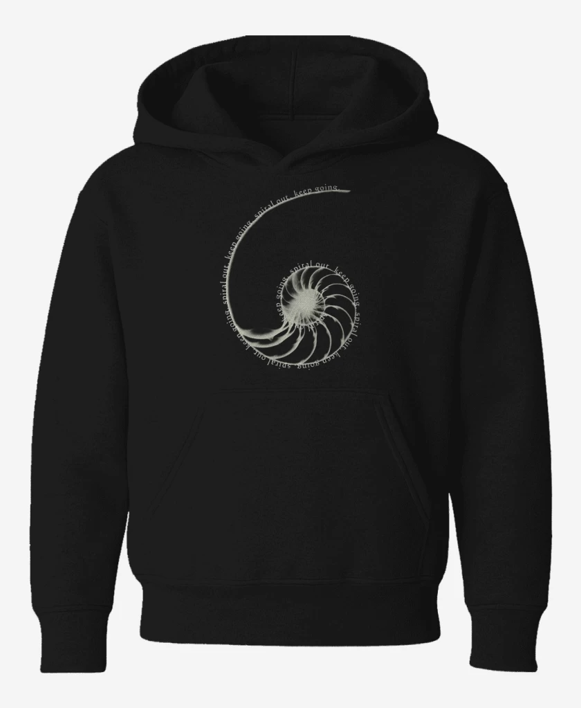 Poleron de niño Negro de Spiral Out