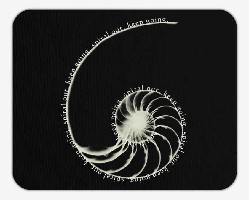 Mousepad Spiral Out